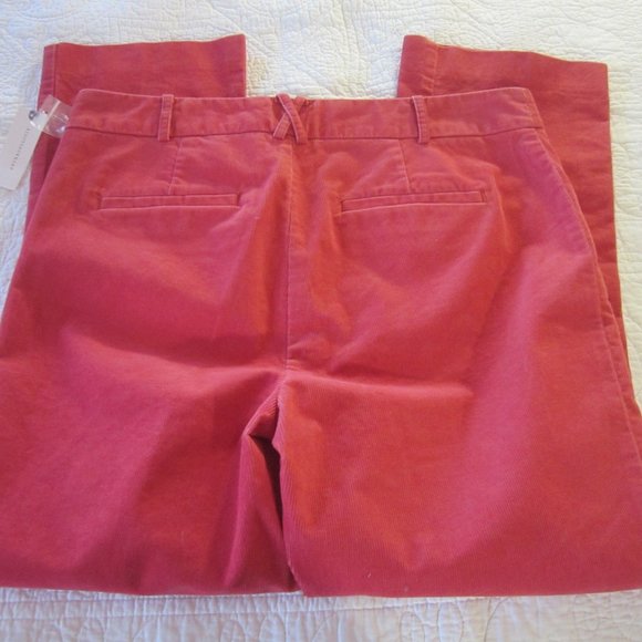 Anthropologie Pants 12 Essential Collection Corduroy Pink/Rose - Picture 8 of 10